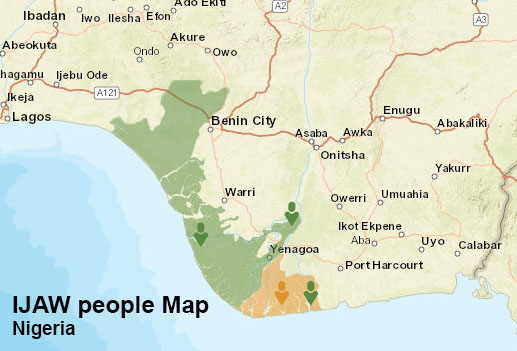 Ijaw people map