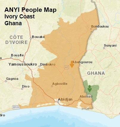 Anyi people map