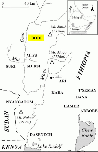 Bodi people map