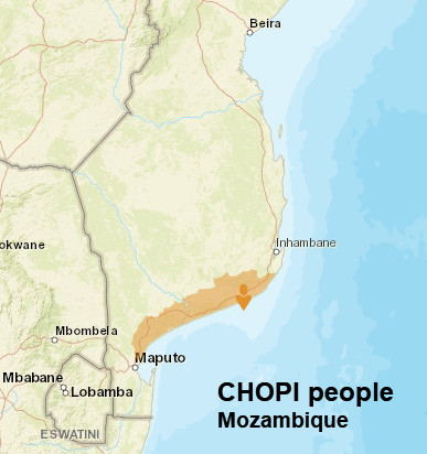 Chopi people Map