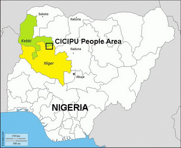 Cicipu people map