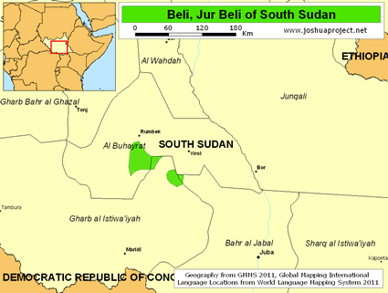 Jur Beli map