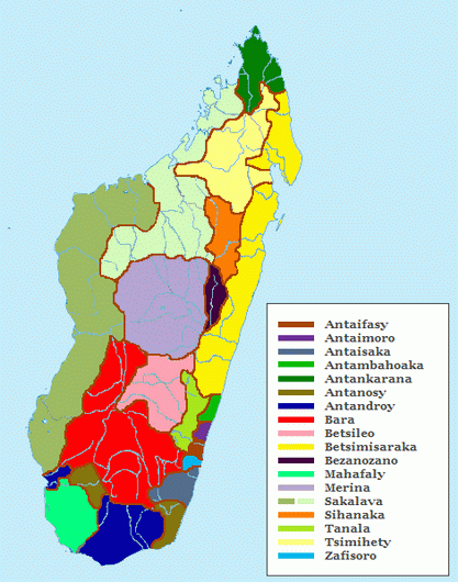 Tandroy people map