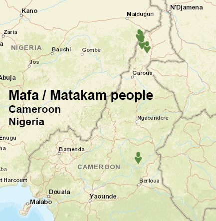 Mafa people map