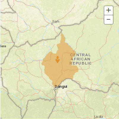 Mandja people map