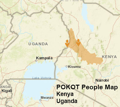 Pokot people map