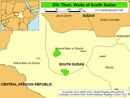 Thuri people map