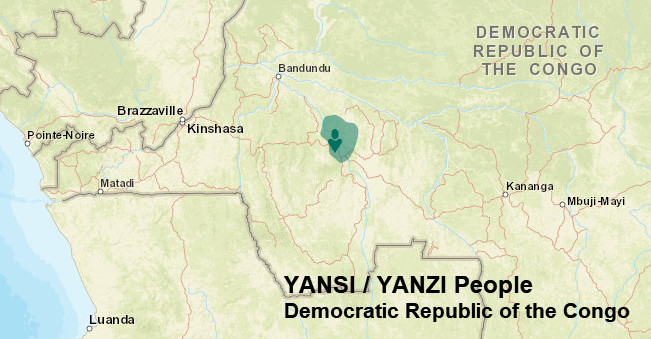 Yansi people Map
