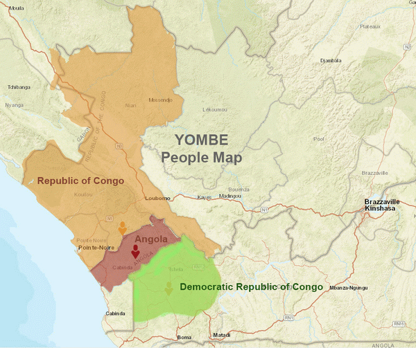 Yombe people map